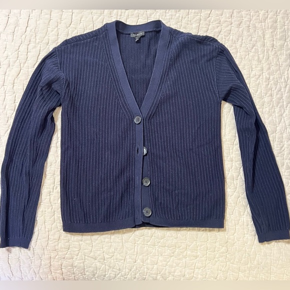 Talbots Cardigan Navy Size M - Picture 1 of 3